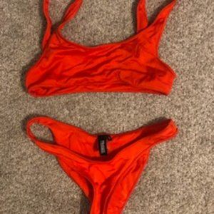 Red Triangl Swimsuit